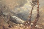 Mer de Glace,in the Valley of Chamouni,Switzerland, J.M.W. Turner